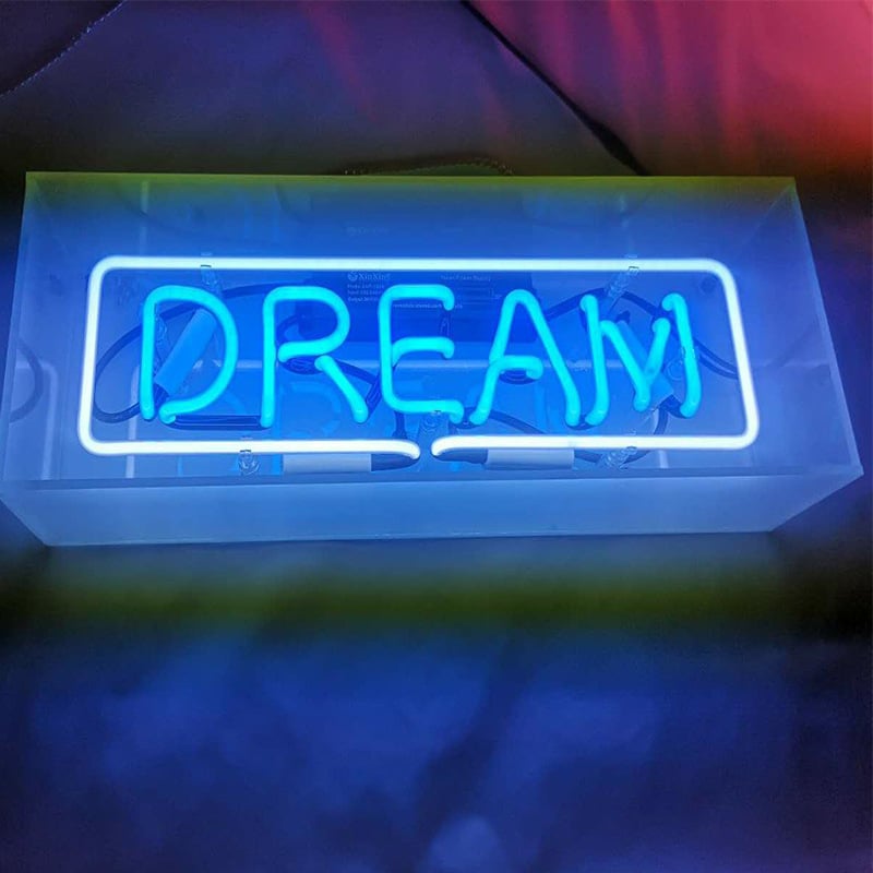 Acrylic Glass Neon Sign Light Box