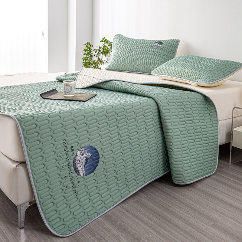 Thickened Latex Cooling Bed Sheet Set for Summer