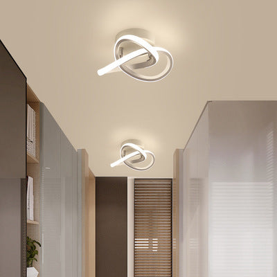 Modern LED Corridor Ceiling Light with Acrylic Design