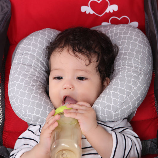 Baby Neck Pillow - Apple Shape for Stroller/Car Seat