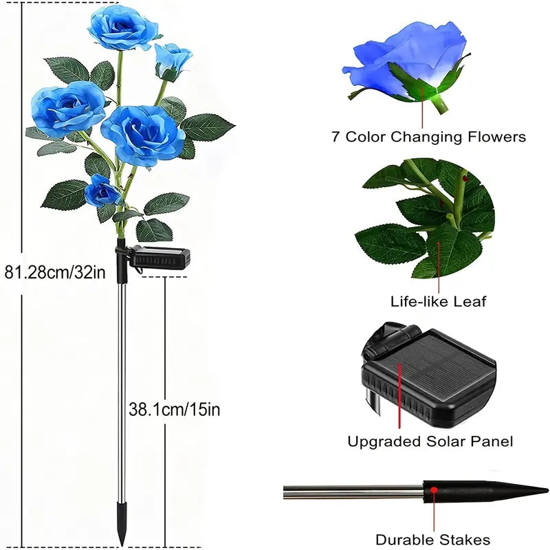 Color-Changing Solar Garden Roses - product image 11