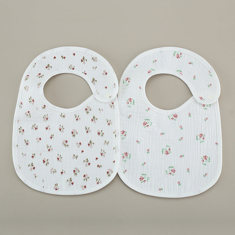 Cotton Gauze Waterproof Kids Bib - product image 31