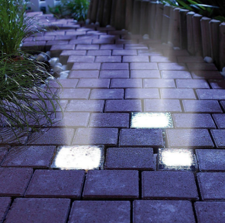 Solar Glass Brick Lawn Light - product image 2