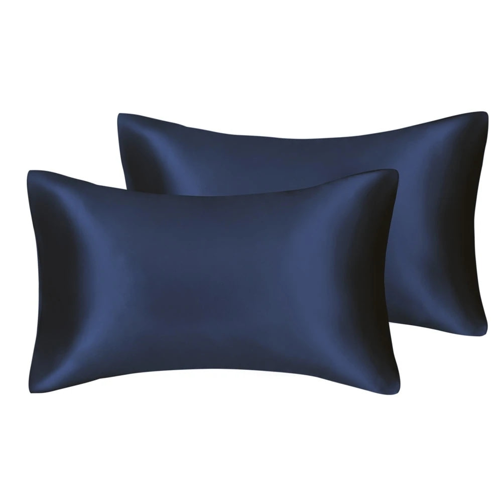 SKYNIGHT Pillow Case 75D Satin-Like Fabric (One Pair)
