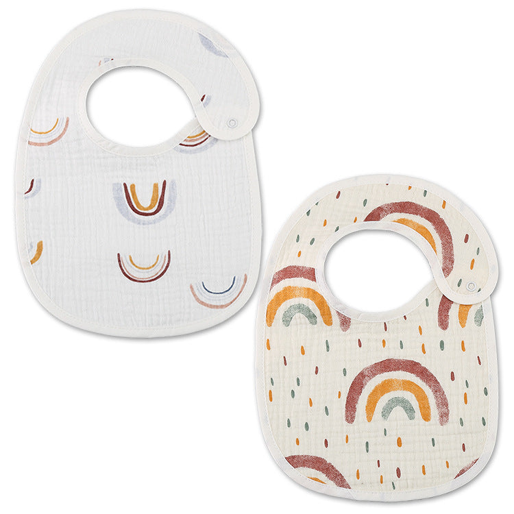 Cotton Gauze Waterproof Kids Bib - product image 3